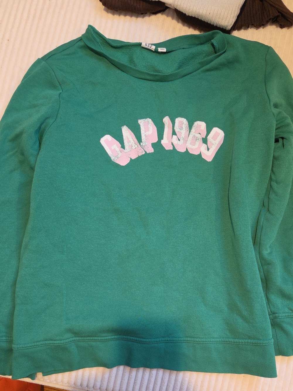 GAP 1969 Womens Green Crewneck Sweatshirt